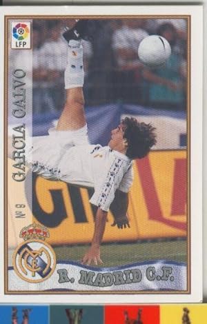 Cromos: Las Fichas de la liga 97-98: Real Madrid numero 09: Garcia Calvo