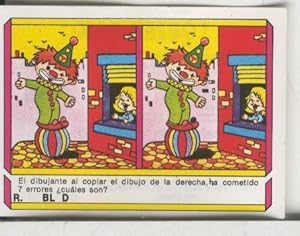 Cromo: Quien dijo, coleccion recreativa de chocolates Torras numero 63