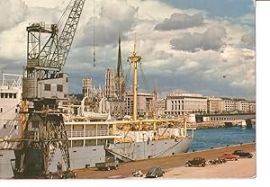 Postal 032042 : Rouen (Seine-Maritime). La Seine ses quais et sa cathedrale