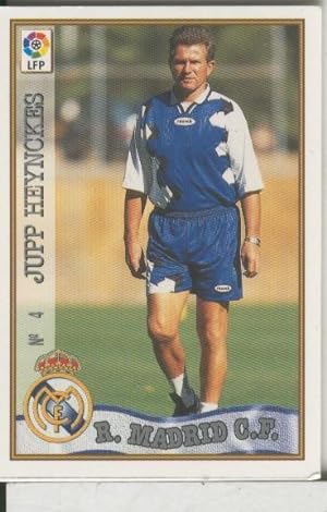 Cromos: Las Fichas de la liga 97-98: Real Madrid numero 04: Jupp Heynckes