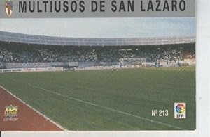 Cromo Liga 97/98: S.D.Compostela numero 213: Multiusos de San Lazaro