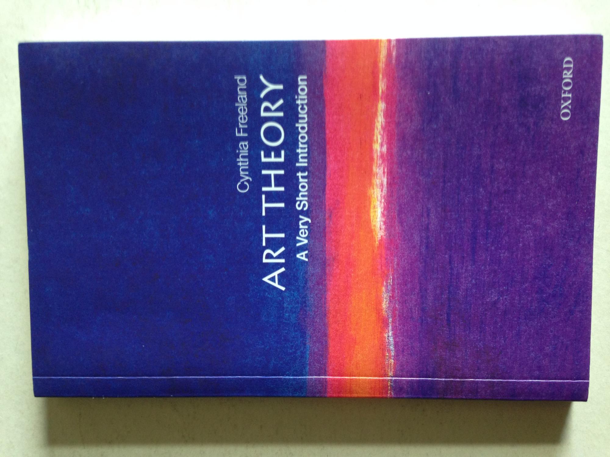 art theory a very short introduction cynthia freeland