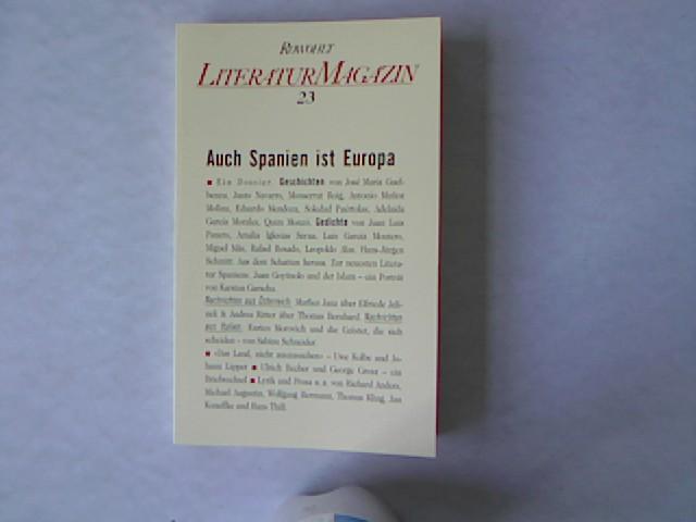 Literaturmagazin 23: Auch Spanien ist Europa