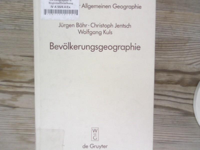 Lehrbuch der Allgemeinen Geographie, Band 9, Bevölkerungsgeographie