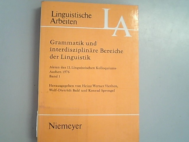 Grammatik und interdisziplinäre Bereiche der Linguistik