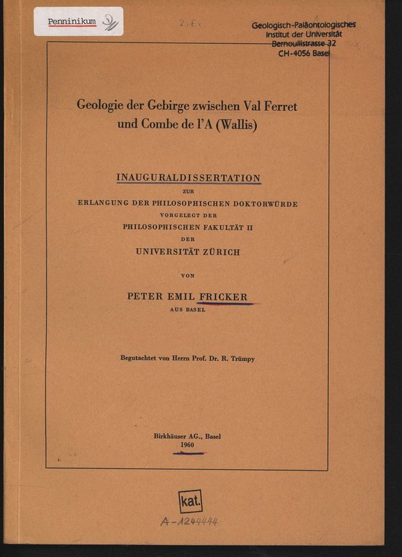 Die logischen Grundlagen der Systematik der Organismen. Inauguraldissertation zur Erwerbung der philosophischen Doktorwürde einer hohen philosophischen Facultät der Universität Leipzig.