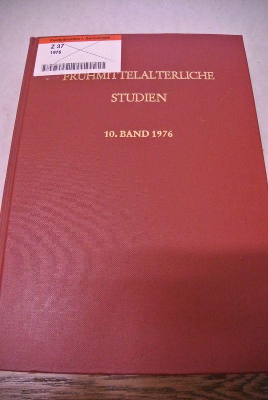 Frühmittelalterliche Studien. Jahrbuch des Instituts für Frühmittelalterforschung... (Frühmittelalterliche Studien. Jahrbuch des Instituts für Frühmittelalterforschung der Universität Münster)