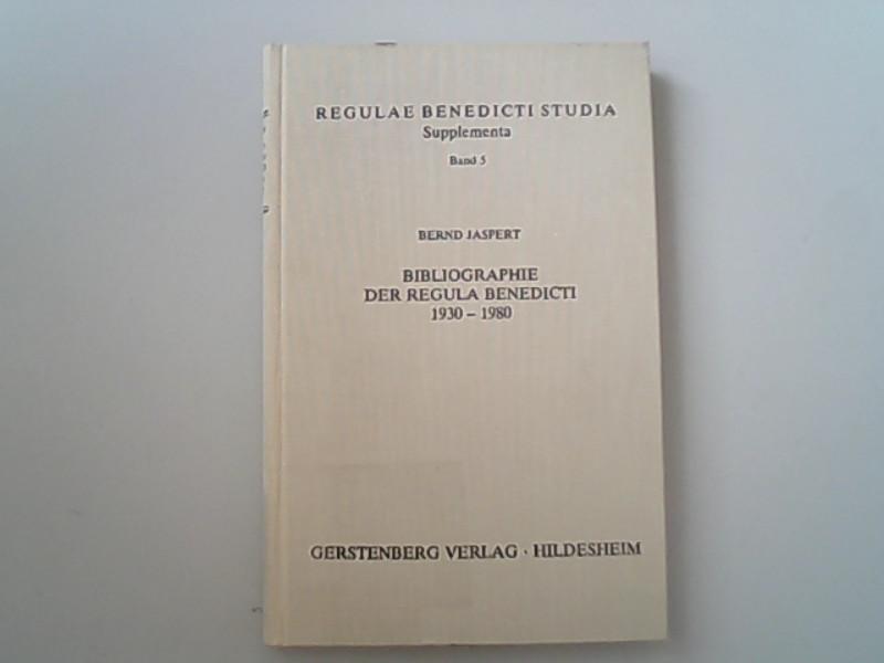 Bibliographie der Regula Benedicti : 1930 - 1980 ; Ausgaben. und Übersetzungen. Regulae Benedicti studia / Supplementa ; Bd. 5
