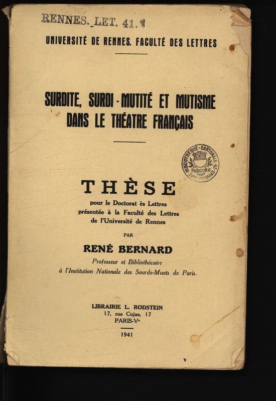 Dissertation le theatre