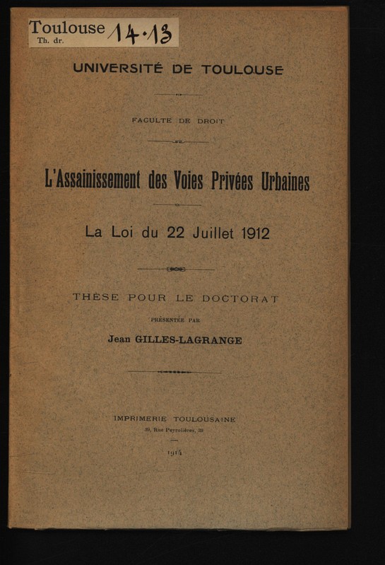 Dissertation gilles aillaud