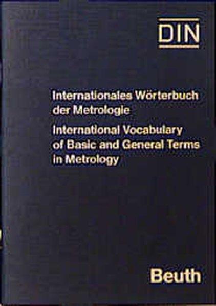 Internationales Wörterbuch der Metrologie - DIN e.V., e.V,