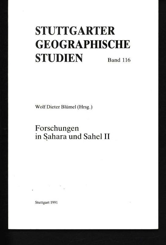 Forschungen in Sahara und Sahel