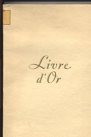 Livre d'Or. Du parc et du domaine des Rives de Prangins. Exemplaire Numero 275 (275/500).