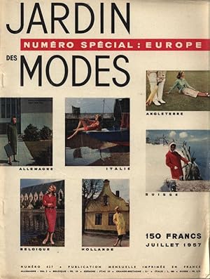 JARDIN DES MODES, Juillet 1957. Voiel des livres, par P. Falconnet.