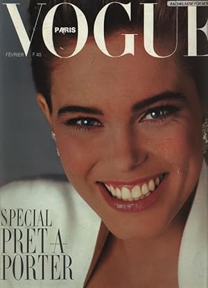 VOGUE, Paris, Fevrier 1986. Special pret a porter.