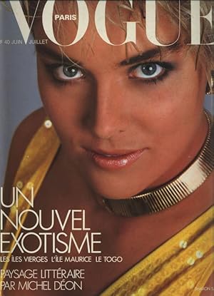 VOGUE, Paris, Juin/ Juillet 1986. Un nouvel exotisme. Les iles vierges l ile maurice le togo. pay...