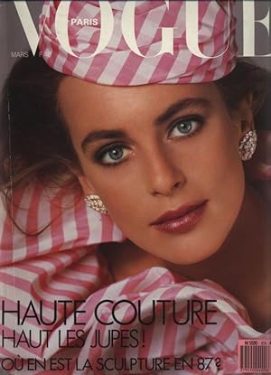VOGUE, Paris, Mars 1987. Haute Couture Haut Les Jupes! Ou en est la sculpture en 87?