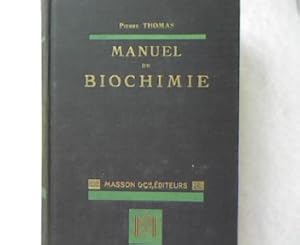 Manuel de Biochimie. La planche des Spectres d'Absorption est Empruntee au practical "Organic and...