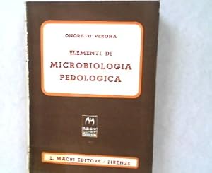 Elementi di Microbiologia Pedologica.