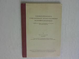 Nährstoffentzug und optimale Düngungshöhe im Zierpflanzenbau. Bericht über 3-jährige Forschungsar...