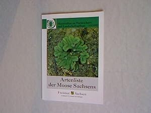 Artenliste der Moose Sachsens. Materialien zu Naturschutz und Landschaftspflege 10/1995.