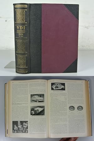 VDI Zeitschrift des Vereins Deutscher Ingenieure (Z. VDI), 96. Jahrgang (1954). (Enthält z.B.: Ei...