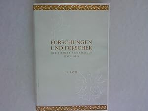 Forschungen und Forscher der Tiroler Ärzteschule (1957-1965), V. Band.