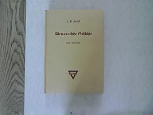 Alemannische Gedichte. Eine Auswahl. Gute Schriften Basel Nr. 185, Sonderdruck für die deutschen ...