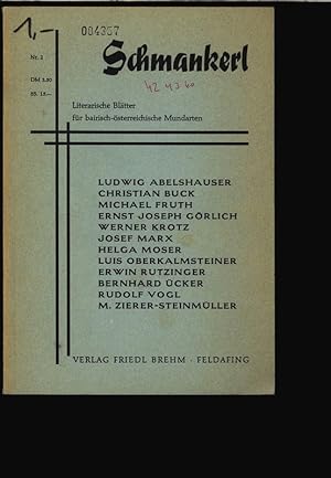 Schmankerl - Blätter für bayrisch-österreichische Heimatliteratur, Nr. 2.