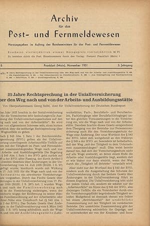 25 Jahre Rechtsprechung in der Unfallversicherung über den Weg nach und von der Arbeits- und Ausb...