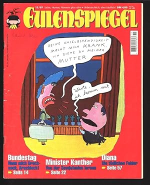 Diana - Die tödlichen Fehler, in: EULENSPIEGEL 11/1997. Magazin für Satire, Humor.