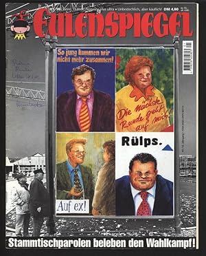 Stammtischparolen beleben den Wahlkampf, in: EULENSPIEGEL 1/1998. Magazin für Satire, Humor.