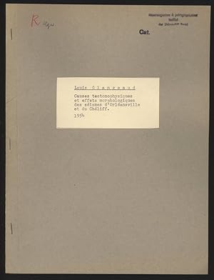 Causes tectonophysiques et effets morphologiques des séismes d*Orléansville et du Chéliff.