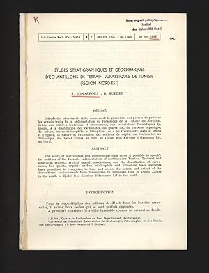 Etudes stratigraphiques et geochimiques d echantillons de terrain jurassique de Tunisie, region N...