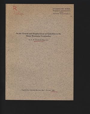 On the Genesis and Emplacement of Ophiolites in the Oman Mountains Geosyncline. Reprint from "Sch...