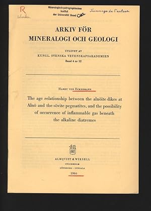 The age relationship between the alnöite dikes at Alnö and the sövite pegmatites, and the possibi...