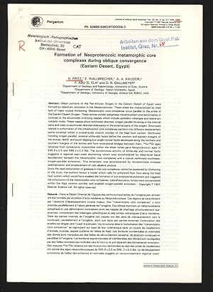 Formation of Neoproterozoic metamorphic core complexes during oblique convergence (Eastern Desert...