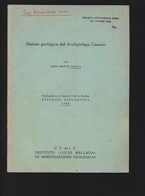 Sintesis geologica del Archipiélago Canario. Publicado en el numéro 3 de la Revista Estudios Geol...