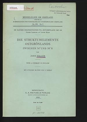 Die Strukturelemente Ostgrönlands zwischen 74 und 78 N. Meddelelser om Gronland, Bd. 154, Nr. 2.