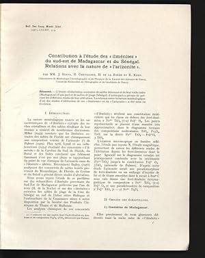 Contribution à l?étude des « ilménites » du sud-est de Madagascar et du Sénégal. Relations avec l...