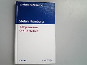 Allgemeine Steuerlehre.