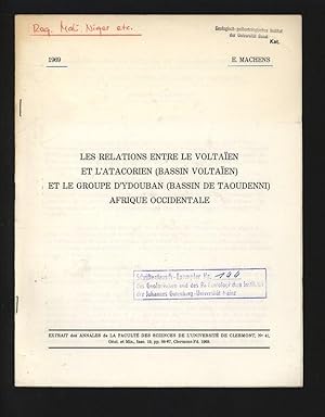 Les relations entre le Voltaïen et l'Atacorien (bassin Voltaïen) et le groupe d'Ydouban (bassin d...