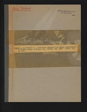 Evolution recente d un bassin continental: le Tchad. Progr. d etude. Cah. Orstom, ser. Geol. 1970...