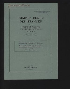 Données géochronométriques et paléomagnétiques sur l'extension du volcanisme du Hegau en Suisse (...