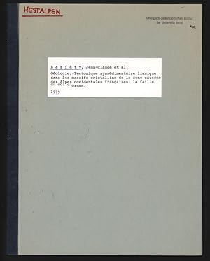 Géologie.- Tectonique synsédimentaire liasique dans les massifs cristallins de la zone externe de...