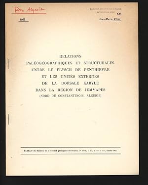 RELATIONS PALÉOGÉOGRAPHIQUES ET STRUCTURALES ENTRE LE FLYSCH DE PENTHIÉVRE ET LES UNITÉS EXTERNES...