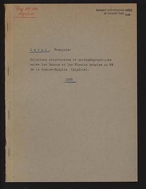 Relations structurales et paléogéographiques entre les Babors et Ies Flyschs kabyles au de la Gra...