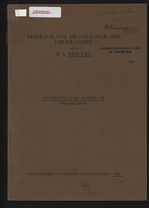 BIJDRAGE TOT DE GEOLOGIE DER OBI-EILANDEN. Overdruk uit het Jaarboek van het Mijnwezen in N.O.I.