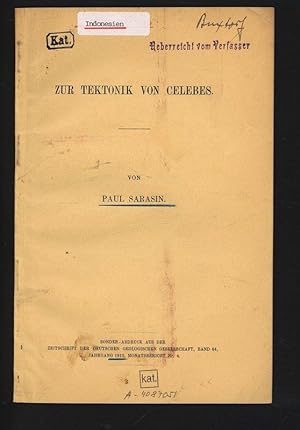 ZUR TEKTONIK VON CELEBES. SONDER-ABDRUCK AUS DER ZEITSCHRIFT DER DEUTSCHEN GEOLOGISCHEN GESELLSCH...