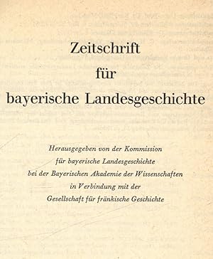 Zum 20. Jahrestag der Bayerischen Verfassung von 1946. Zeitschrift für bayerische Landesgeschicht...